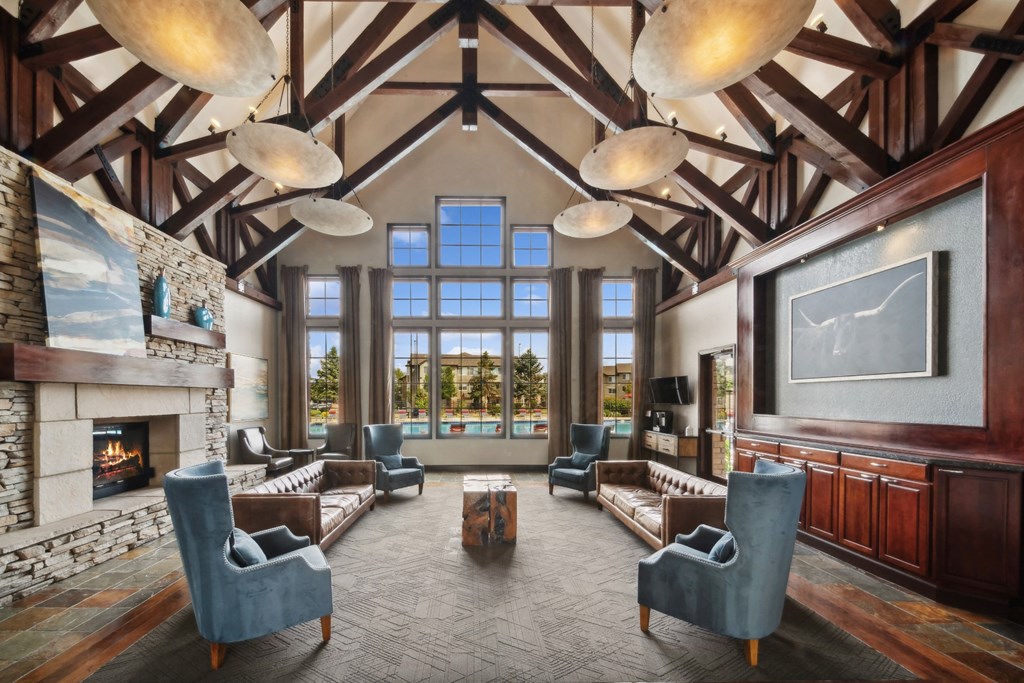 social lounge at Red Hawk Ranch apartments