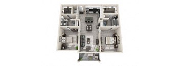 B4 Floor Plan at The Mansions McKinney, McKinney, TX