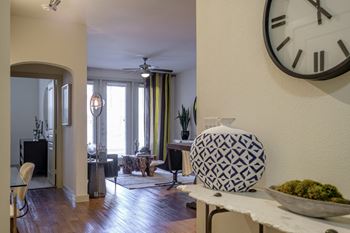 spacious living area at The Pradera luxury apartments