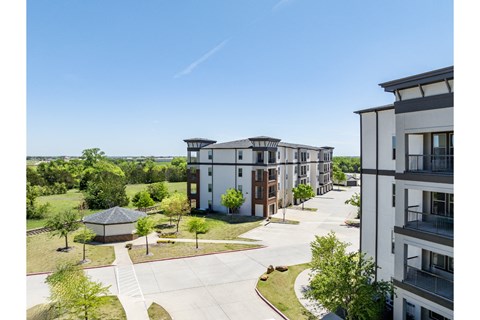 exterior street view of Berkshire Spring Creek apartments