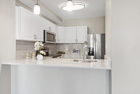 luxury kitchen at HighPoint apartments 12 Highpoint Circle, Quincy, MA 02169