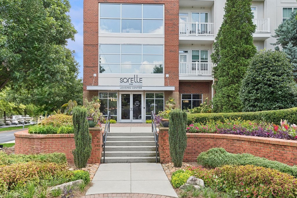 exterior view of Sorelle apartments 2399 Parkland Dr NE, Atlanta, GA 30324