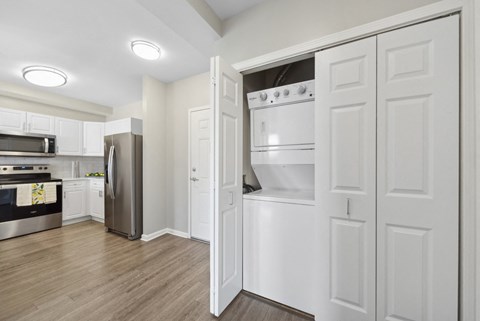 in-home washer and dryer at HighPoint apartments