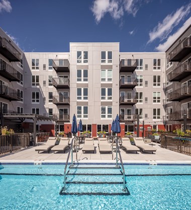 New Apartments Des Plaines, IL with Pool,  Gourmet Kitchens, Prep Island, Stainless Appliances, and more-Ellison Apartments