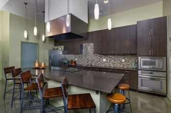 Gourmet Kitchen With Island at 2020 Lawrence, DENVER, CO, 80205