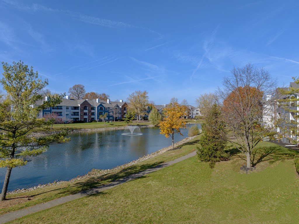Lake and Park View at Sawmill Village Apartments