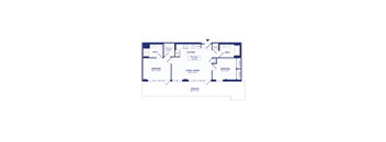 RiverPoint luxury apartments 2B10 floorplan