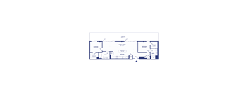 RiverPoint luxury apartments Penthouse 2B21 floorplan