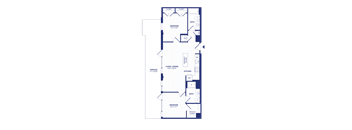 RiverPoint luxury apartments Penthouse 2B3 floorplan