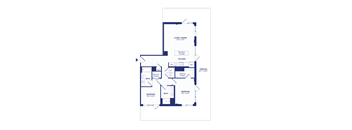 RiverPoint luxury apartments 2B5 floorplan