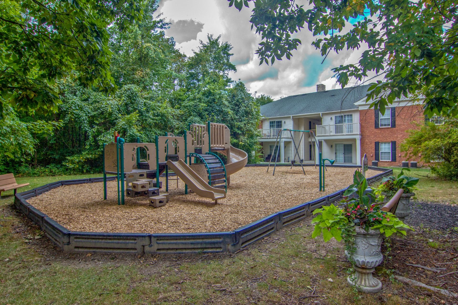 Amenities Playground The Woods at Polaris Parkway Apartments and Townhomes