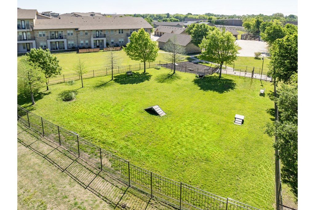 dog park at The Pradera apartments