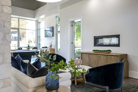 social area at The Allure apartments