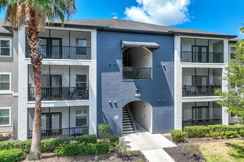 Exterior view of Verano apartments