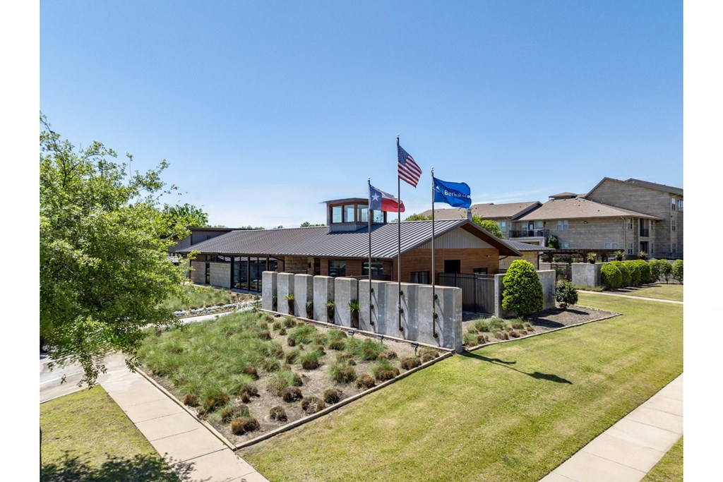 exterior view of The Pradera apartments in Richardson, TX