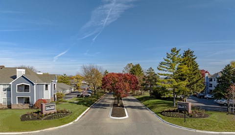 Aerial view of Sawmill Village Apartments Sawmill Village Drive  Columbus, Ohio 43235