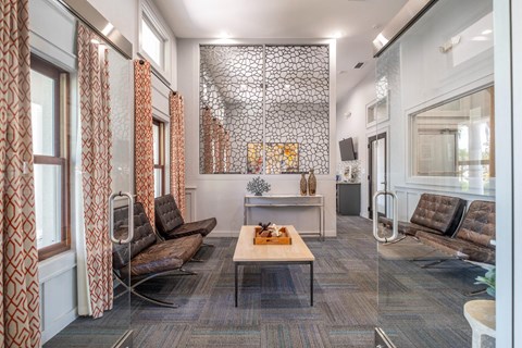 lounge area at Verano apartments