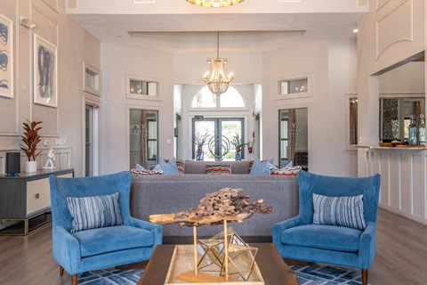 a lounge area at Verano apartments