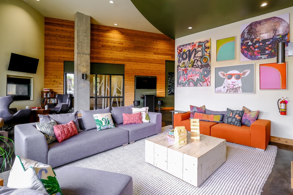 social lounge Elan Redmond apartments