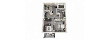 B1 Floor Plan at The Mansions McKinney, Texas