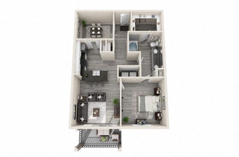 B1 Floor Plan at The Mansions McKinney, Texas