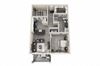B1 Floor Plan Two-Bedroom Floor Plan at The Mansions McKinney, Texas