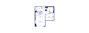 RiverPoint luxury apartments A2D floorplan