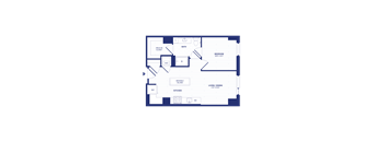 RiverPoint luxury apartments A2 floorplan