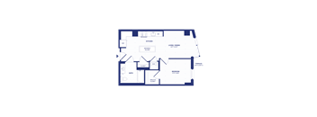 RiverPoint luxury apartments A3 floorplan