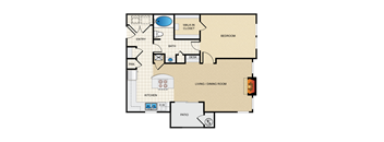 A6 Floor Plan at Berkshire Aspen Grove, Littleton, CO