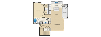 A7G  Floor Plan at Berkshire Aspen Grove, Littleton