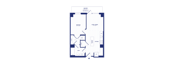 RiverPoint luxury apartments A7 floorplan