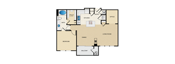 A8D Floor Plan at Berkshire Aspen Grove, Littleton, 80120