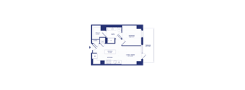 RiverPoint luxury apartments A8 floorplan