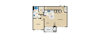 A9G Floor Plan at Berkshire Aspen Grove, Littleton, Colorado