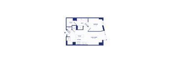 RiverPoint luxury apartments A9 floorplan