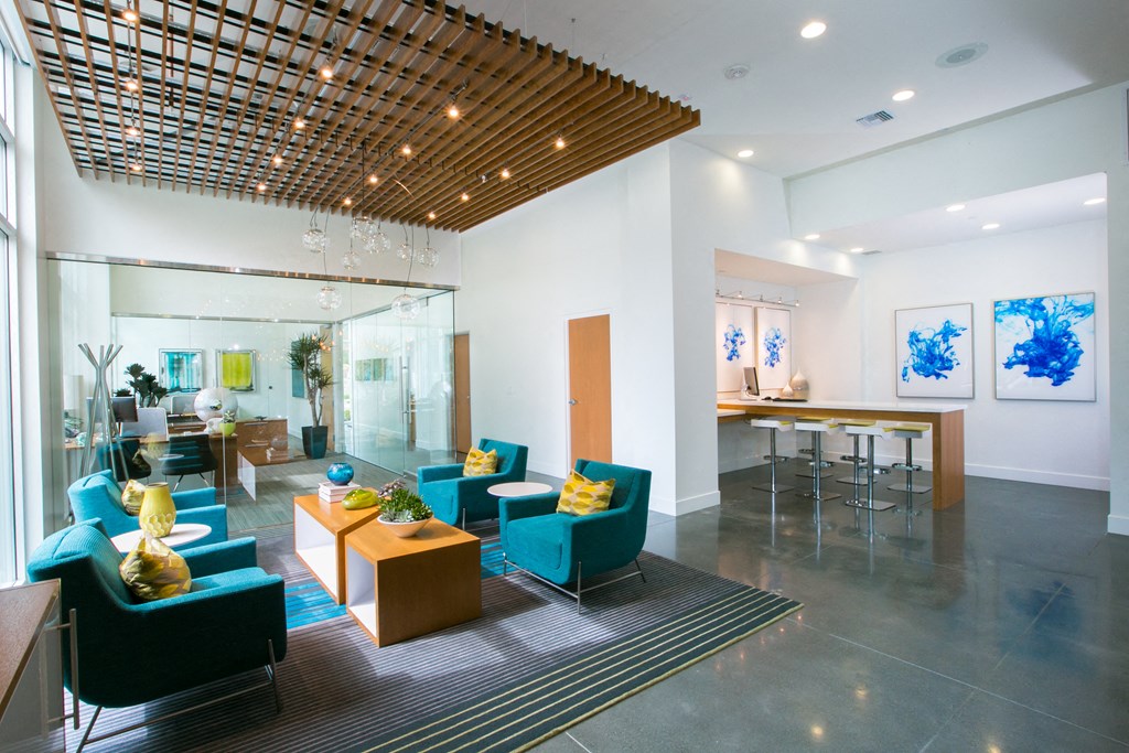 Lobby Area at Aire, San Jose, CA