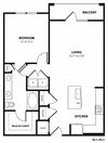 A4 Floor Plan A4 Floor Plan at Berkshire Exchange Apartments, Spring