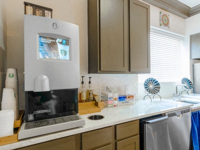 Coffee Machine at McKinney Square, McKinney