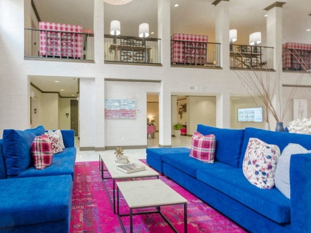 Posh Lounge Area In Clubhouse at McKinney Square, McKinney, 75070