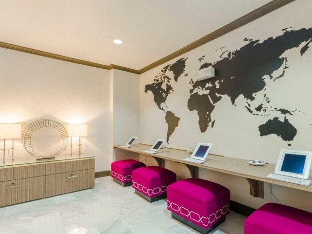 Amenities-Business-Center Business-Center at McKinney Square, Texas