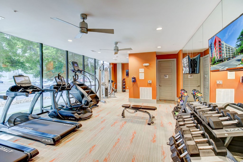 Artisan resized fitness center at Artisan on 18th, Nashville, Tennessee, 37203