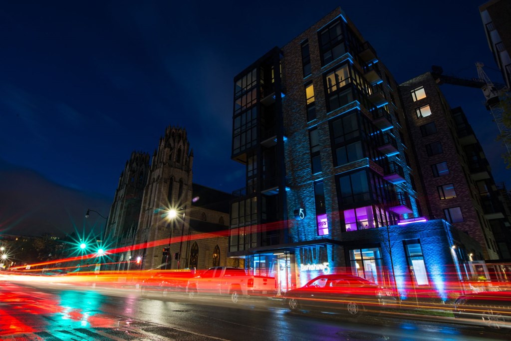 Night View Of City at Berkshire 15, Washington, DC, 20009