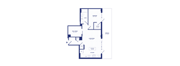 RiverPoint luxury apartments Penthouse B1D floorplan