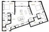 B4 Two Bedroom Two Bath Floor Plan B4 Two Bedroom Two Bath Floor Plan at Berkshire Pullman, Frisco, TX, 75034