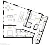 B5 Two Bedroom Two Bath Floor Plan B5 Two Bedroom Two Bath Floor Plan at Berkshire Pullman, Frisco, TX