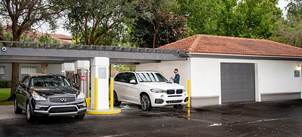 Car Detailing Station at The Sophia at Abacoa, Florida