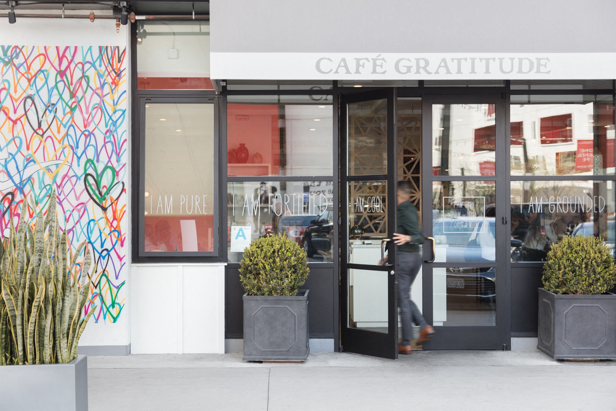 Coffee Shop at One Santa Fe Residential, Los Angeles, California