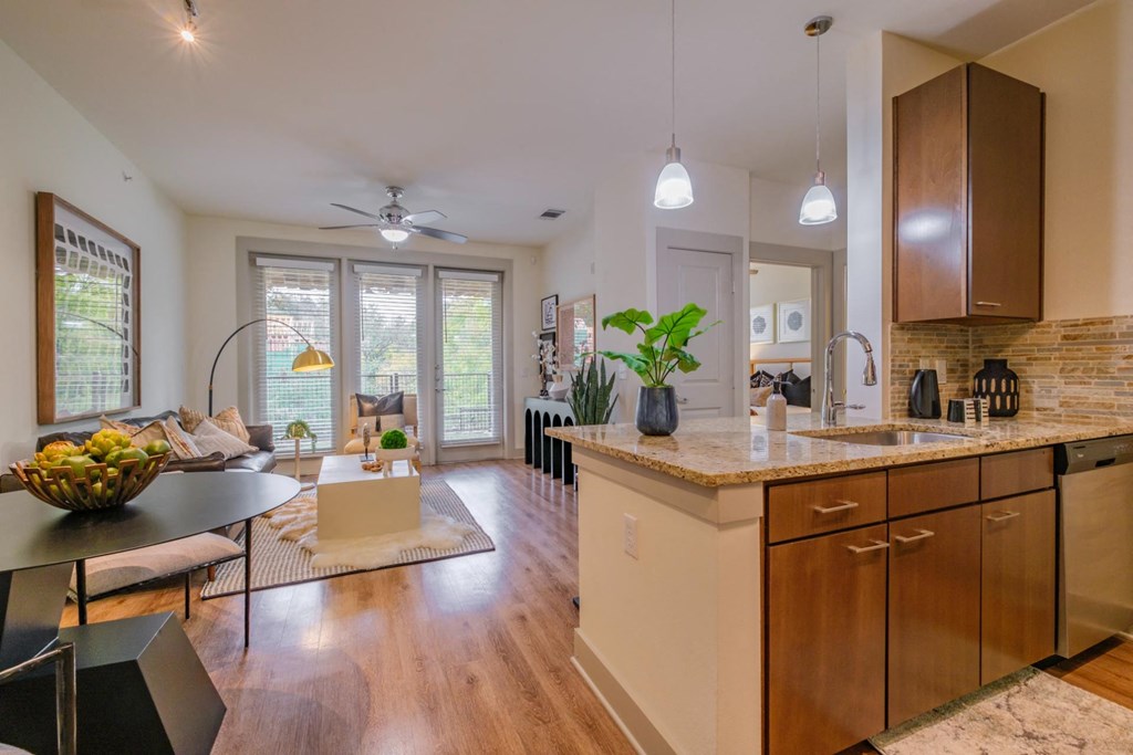 Berkshire Medical District apartments open-concept living spaces