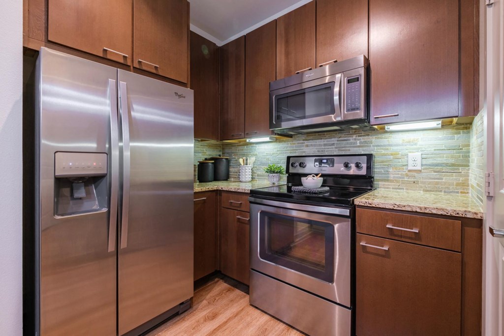 Berkshire Medical District kitchen with custom cabinetry and stainless appliances